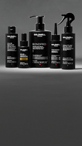 Groupshot of the System Hair Color and Hair Care Product Range by Goldwell.